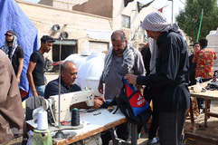راهپیمایی اربعین حسینی(ع) در جاده نجف-کربلا/عکاس:طاها نظیری