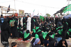 راهپیمایی اربعین حسینی(ع) در جاده نجف-کربلا/عکاس:طاها نظیری