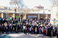 گلباران بیت امام راحل در خمین