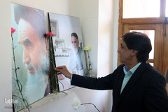 گلباران بیت امام راحل در خمین