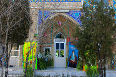 گلباران حجره طلبگی امام خمینی(ره) در اراک