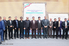 حضور استاندار مرکزی در شرکت آبفای استان و افتتاح پروژه‌های این سازمان