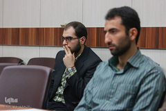 مرتضی سعیدی حافظ کل قرآن و کریمی جوان قرآنی در دیدار بهاری جامعه قرآنی اراک