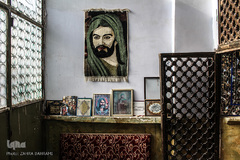 ضریح قدیمی مرقد آقانورالدین عراقی