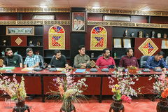 نشست خبری دوسالانه سراسری عکس بسیج در اراک