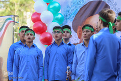 مراسم بازگشایی مدارس و زنگ مهر و مقاومت در اراک