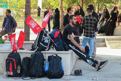 اعزام دانشجویان دانشگاه اراک به پیاده‌روی اربعین