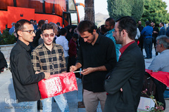 اعزام دانشجویان دانشگاه اراک به پیاده‌روی اربعین