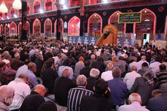 سخنرانی حجت‌الاسلام صابری اراکی در حرم سیدالشهدا(ع)