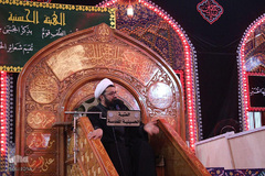 سخنرانی حجت‌الاسلام صابری اراکی در حرم سیدالشهدا(ع)