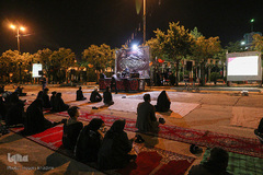 احیای شب بیست‌و‌یکم، گلزار شهدا