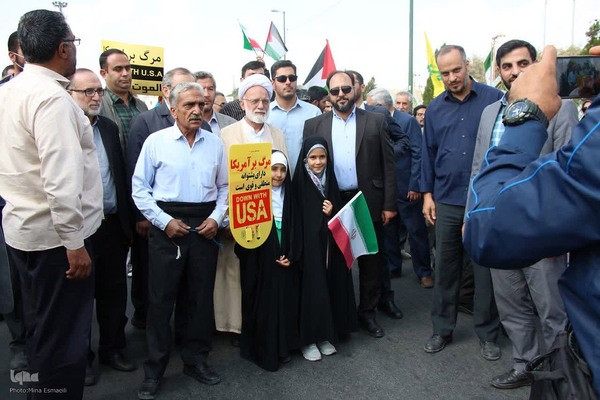 راهیپمایی همبستگی با مبارزان فلسطین در اراک