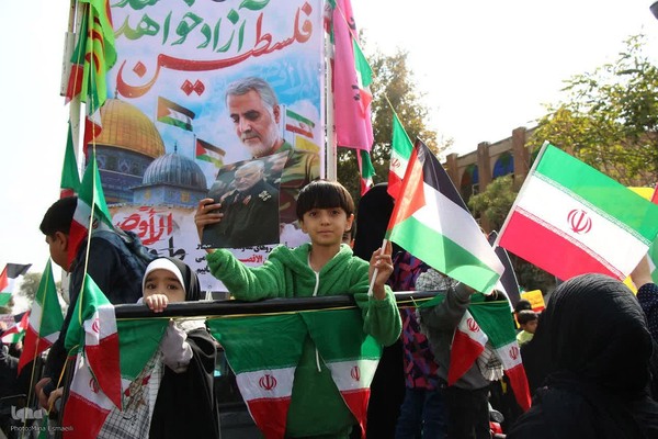 راهیپمایی همبستگی با مبارزان فلسطین در اراک