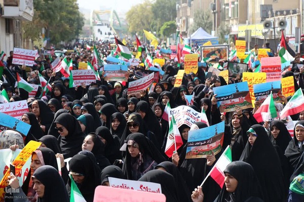 راهیپمایی همبستگی با مبارزان فلسطین در اراک