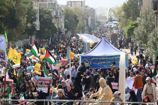 راهیپمایی همبستگی با مبارزان فلسطین در اراک