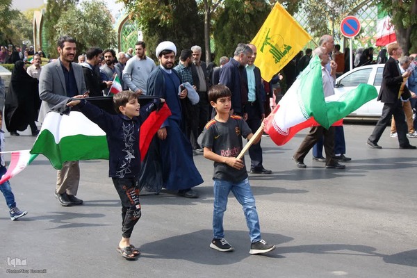 راهیپمایی همبستگی با مبارزان فلسطین در اراک