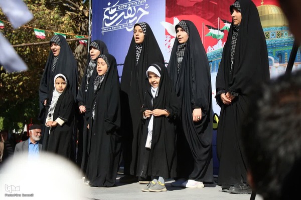 تجمع اراکی‌ها در حمایت از مردم غزه‎