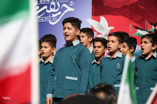 تجمع اراکی‌ها در حمایت از مردم غزه‎