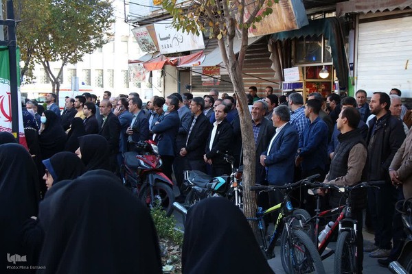 تجمع اراکی‌ها در حمایت از مردم غزه‎