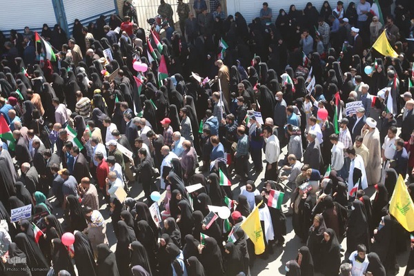 حضور گسترده اراکی‌ها در راهپیمایی روز قدس