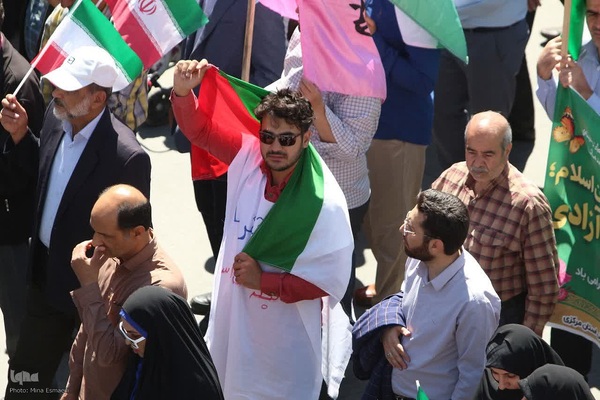 حضور گسترده اراکی‌ها در راهپیمایی روز قدس