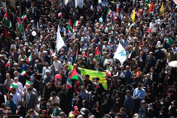 حضور گسترده اراکی‌ها در راهپیمایی روز قدس