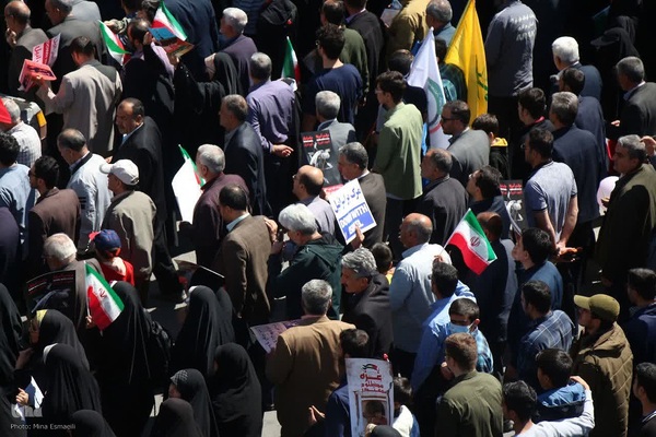 حضور گسترده اراکی‌ها در راهپیمایی روز قدس