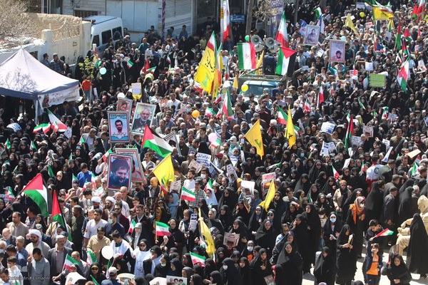 حضور گسترده اراکی‌ها در راهپیمایی روز قدس