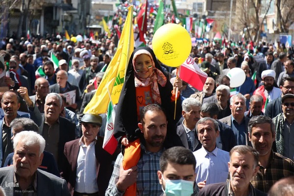 حضور گسترده اراکی‌ها در راهپیمایی روز قدس